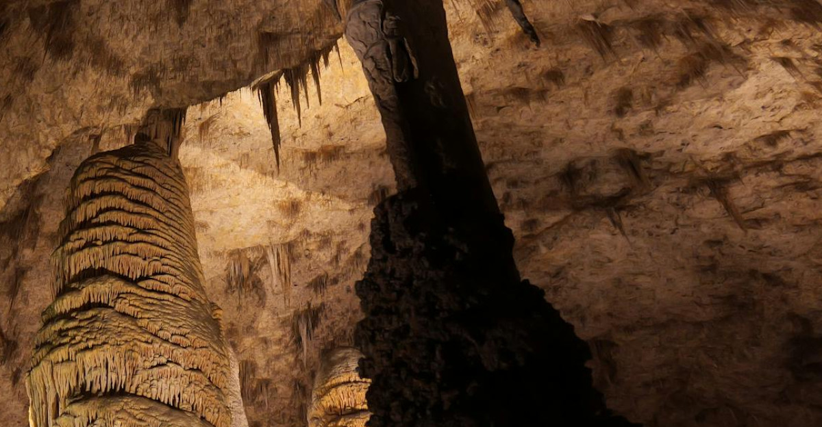 Explore awe-inspiring stalagmites and rock formations inside a vast cave