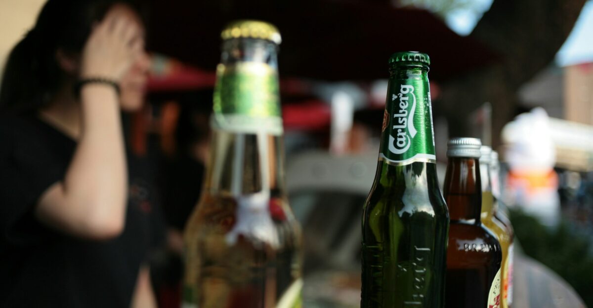 selective photo of labeled bottles