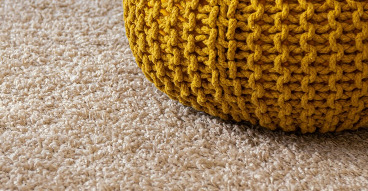 yellow knitted bag