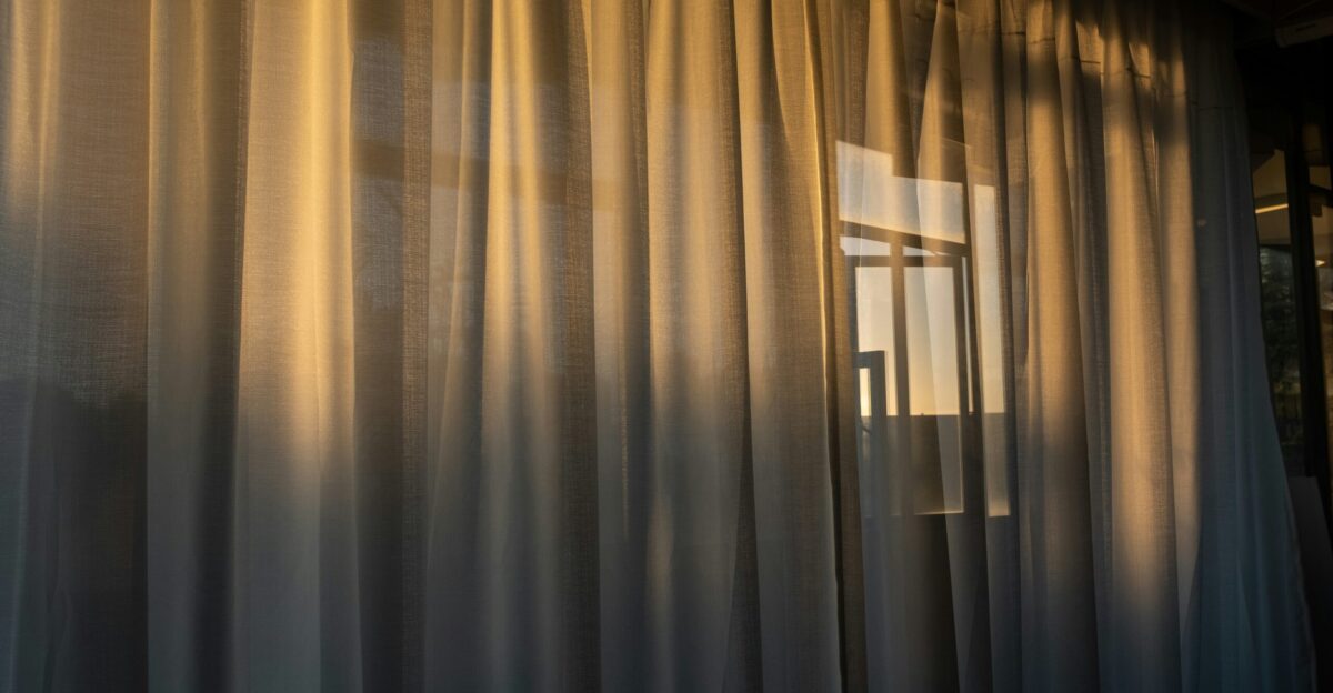 a shower curtain