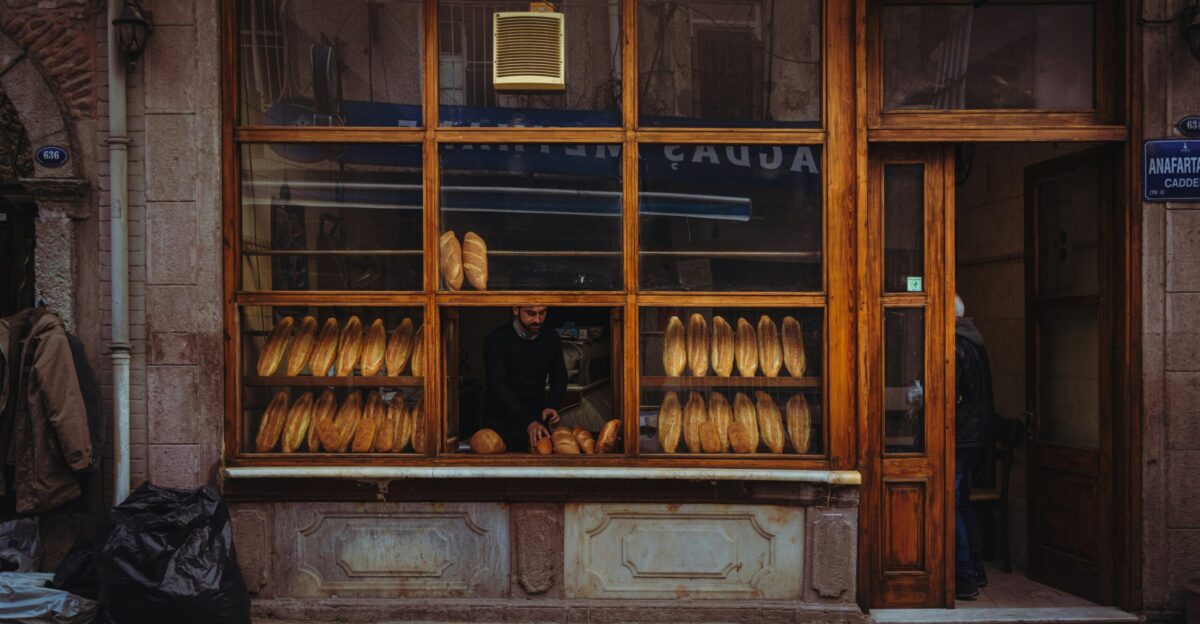 a person standing in a window
