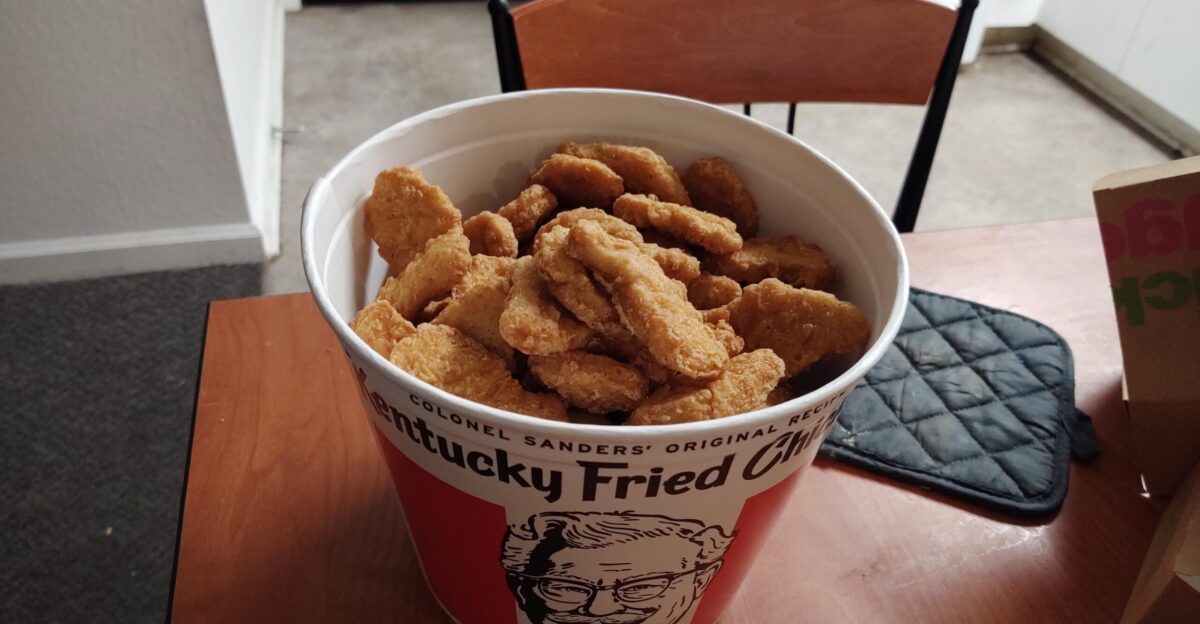 So my boyfriend s dream of filling a bucket with 100 McDonald s