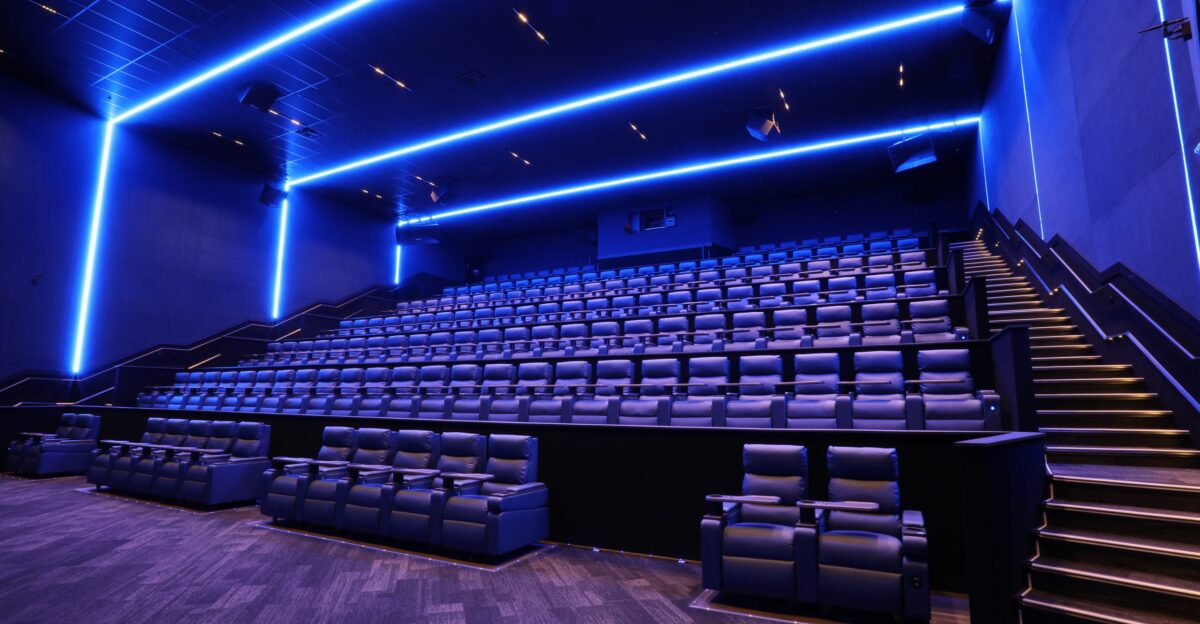 NCG Cinema in Peachtree City Georgia Upgrades to Tivoli Lighting