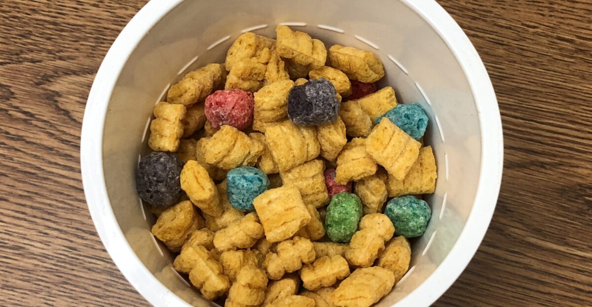 A sample of Cap n Crunch s Crunch Berries in the Franklin Farm section of Oak Hill Fairfax County Virginia
