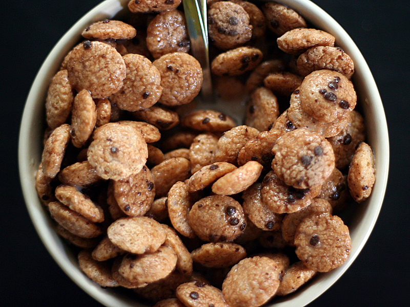Cookie Crisp Cereal from above
